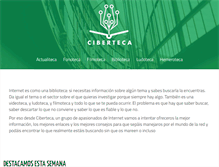 Tablet Screenshot of ciberteca.es